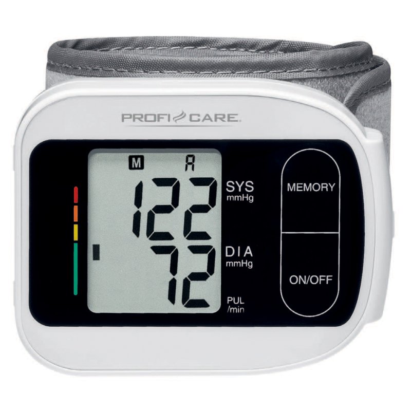 PROFI CARE tensiomètre PC-BMG 3018, mesure au poignet, blanc/noir